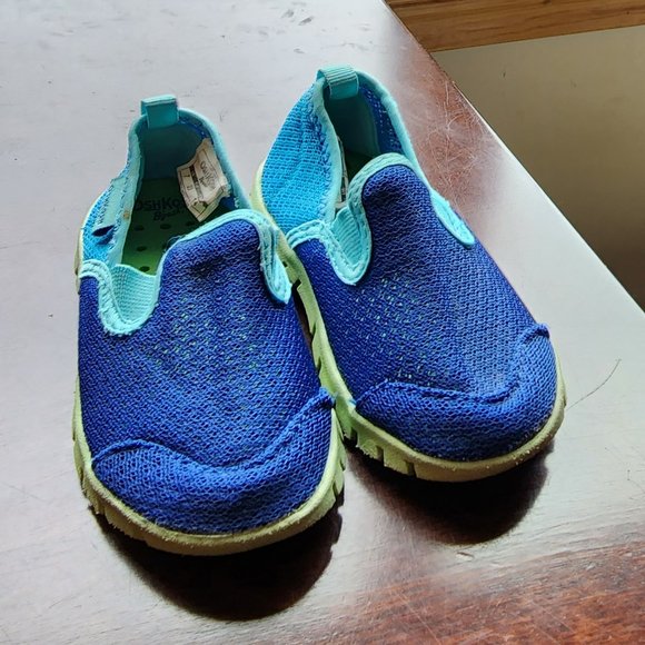 OshKosh B'gosh Blue/Green Baby Water Shoes Size 7 - Picture 3 of 13